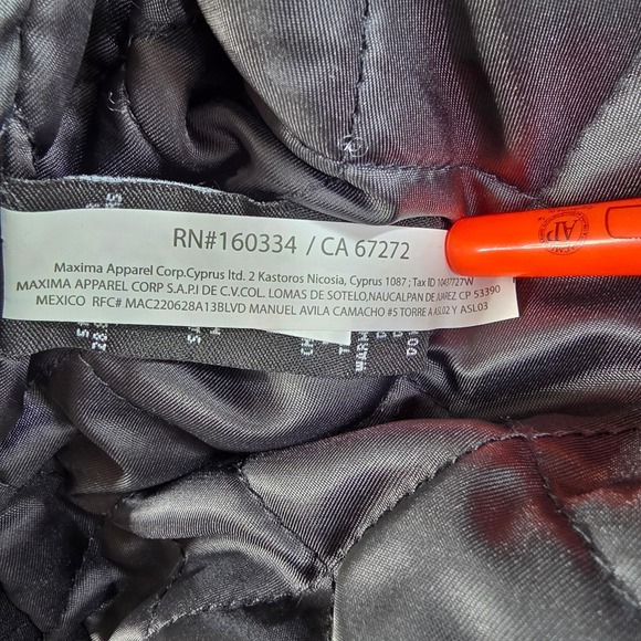 Pro Standard Virginia Union University NBA HBCU Classic Varsity Jacket Mens 2XL - Picture 8 of 11